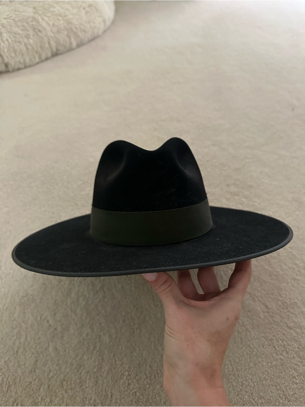 Stetson Tri City Hat Black Size 7 1/8 - Picture 2 of 10